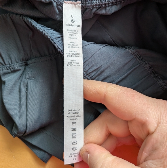 Lululemon Next Move Crop *23" Size 6 Color Gravity Pockets Lightweight - Picture 12 of 16